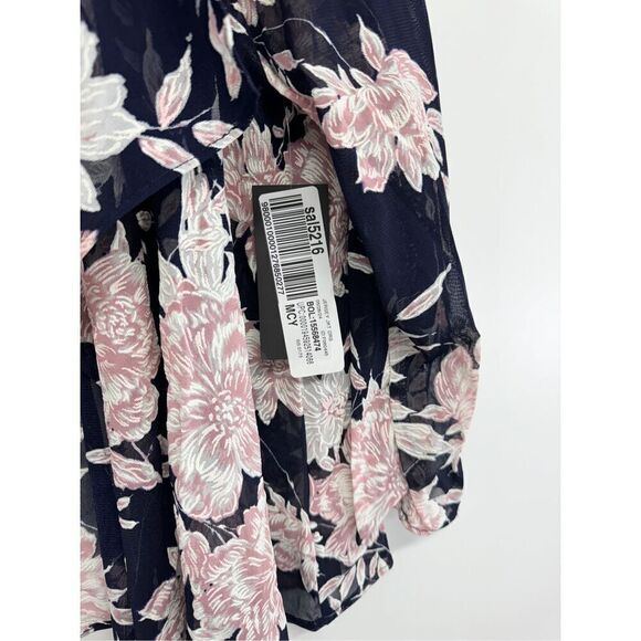 Jessica‎ Howard Light Jacket Size 12 Petite Black Pink Open Front NEW - Picture 6 of 10